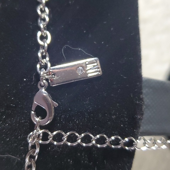 I.N.C. International Concepts Faux Pearl and Crystal Cluster Necklace - Picture 3 of 5